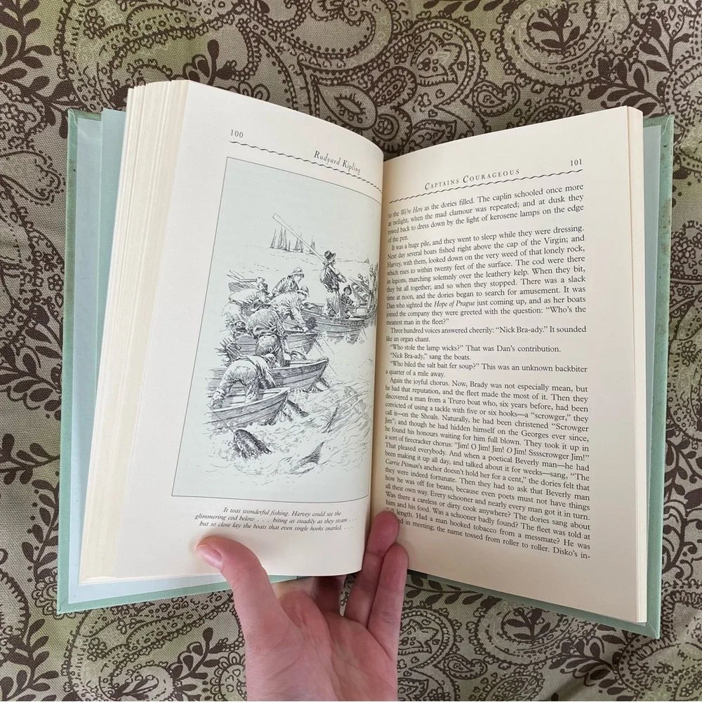 Vintage 1994 Readers Digest Edition of Captains Courageous by Rudyard Kipling - Picture 10 of 12